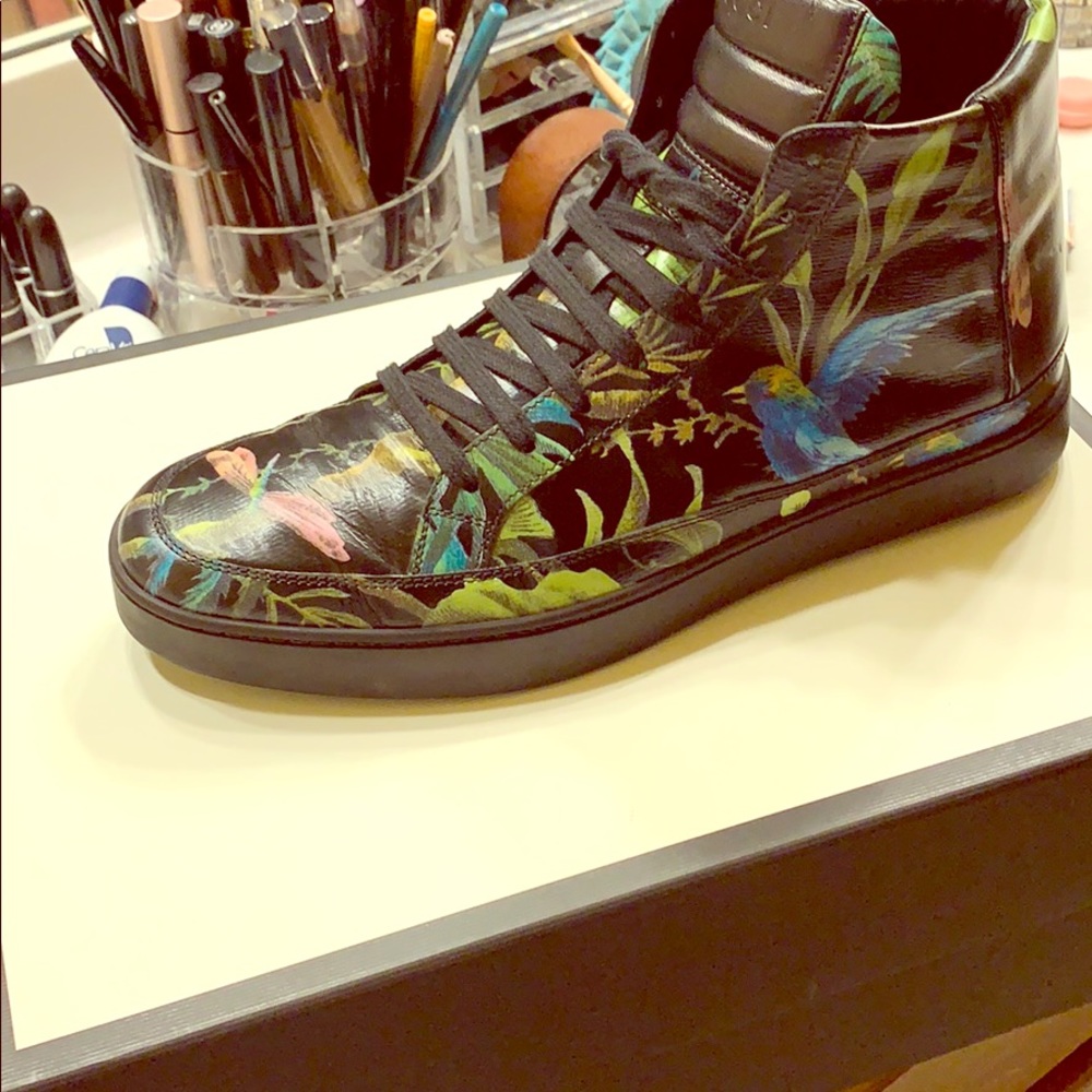 Gucci Shanghai Tropical High Top Sneakers